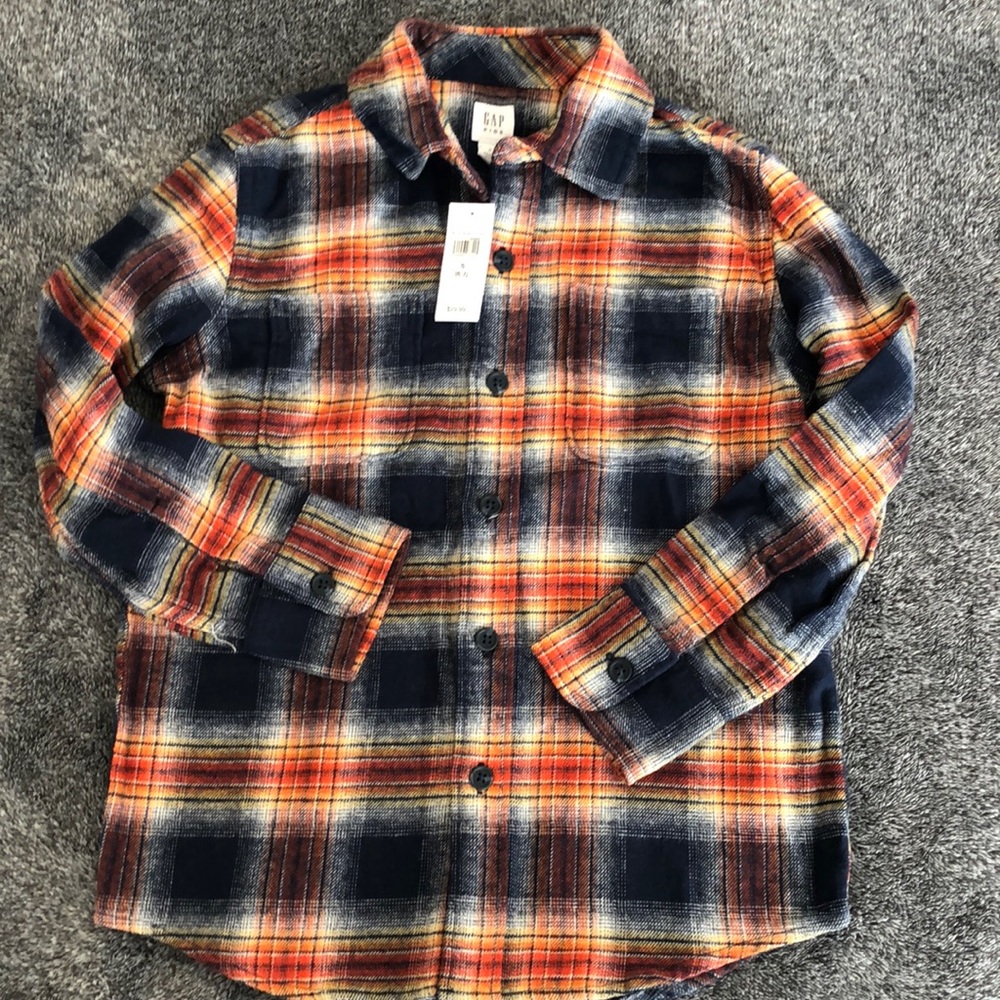 Boys flannel gap shirt
